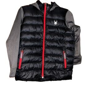 SPYDER MT. ELBERT SYNTHETIC DOWN PUFF JACKET YOUTH BOYS SIZE LARGE 14/16